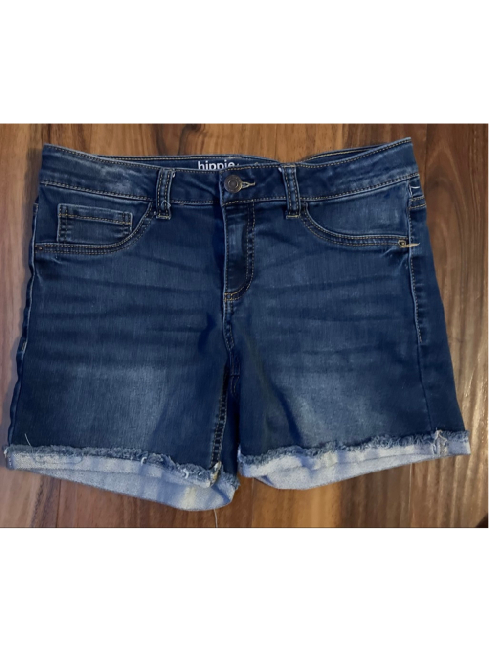 Girls Hippie Girl Blue Jean Shorts M